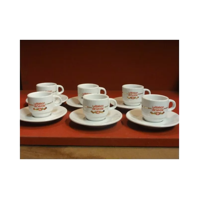 6 TASSES A CAFE  LA MAISON DE SAVOIE 