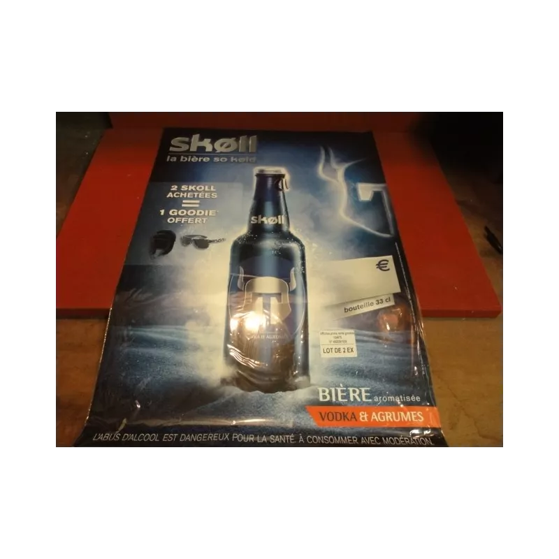 AFFICHE BIERE SKOOL 60CM X40CM