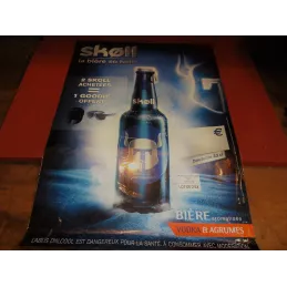 AFFICHE BIERE SKOOL 60CM X40CM