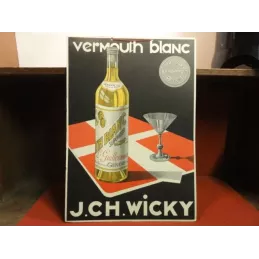 1 CARTON VERMOUTH BLANC J. CH. WICKY