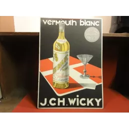 1 CARTON VERMOUTH BLANC J. CH. WICKY