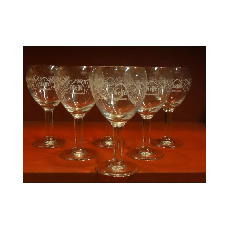 6 VERRES LEFFE APERONOMIE 20CL EDITION LIMITEE