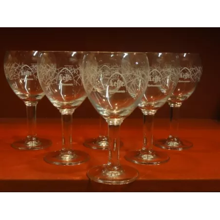 6 VERRES LEFFE APERONOMIE 20CL EDITION LIMITEE