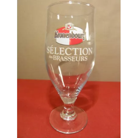 1 VERRE KRONENBOURG 25CL HT16.60CM   SELECTION BRASSEUR