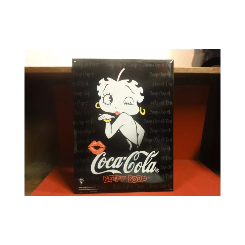 1 TOLE BETTY-BOOP COCACOLA