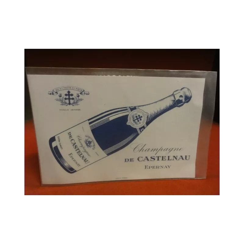 1 BUVARD CHAMPAGNE DECASTELAU