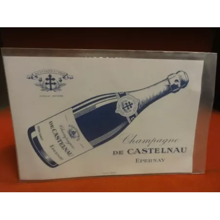 1 BUVARD CHAMPAGNE  DE CASTELNAU