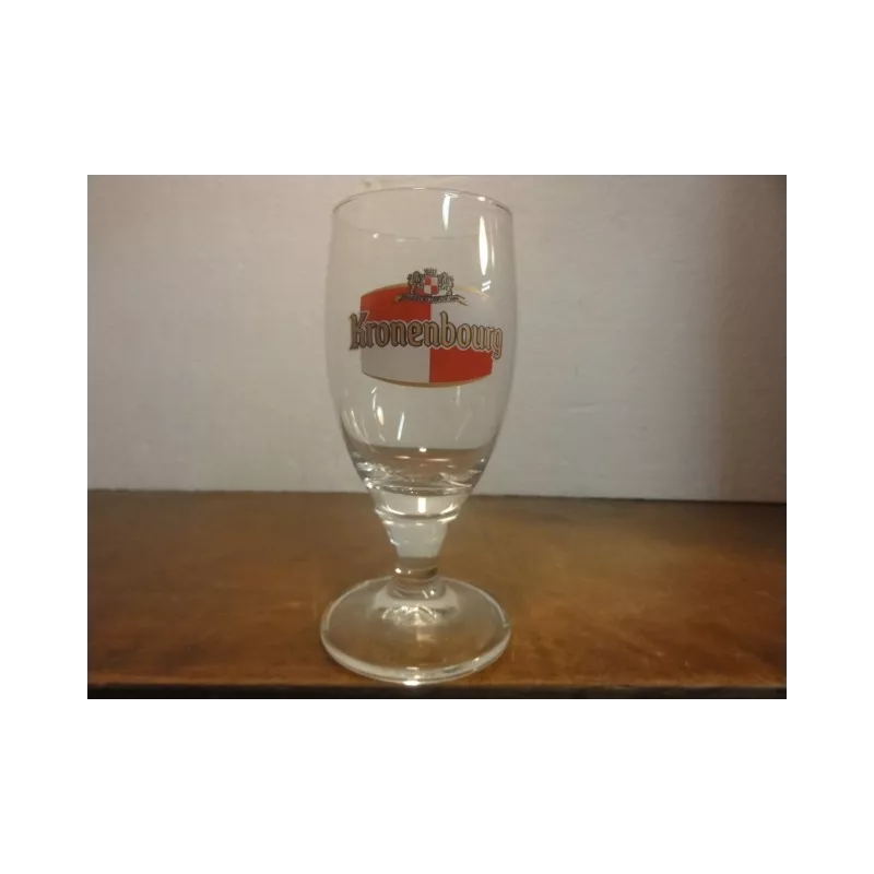 1 VERRE KRONENBOURG 15CL HT.14CM