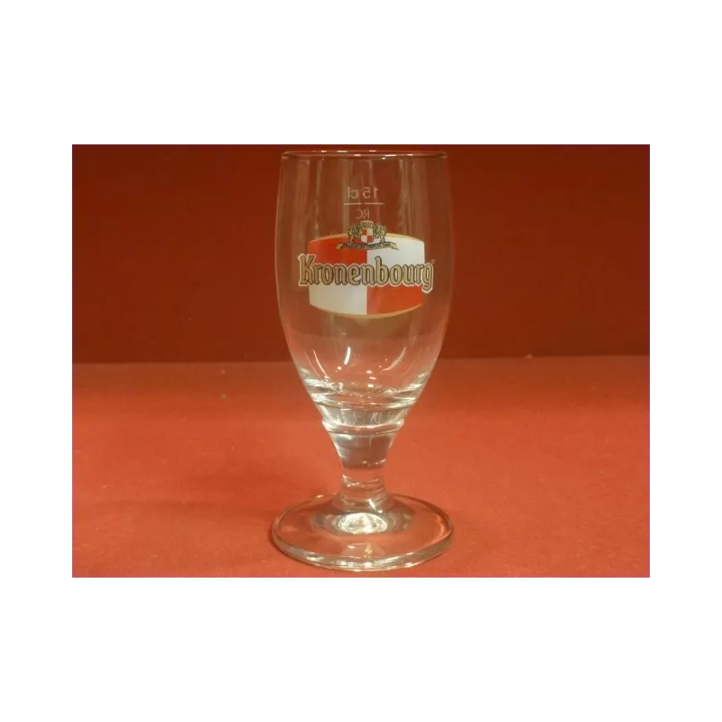 6 VERRES KRONENBOURG 15CL HT. 14CM