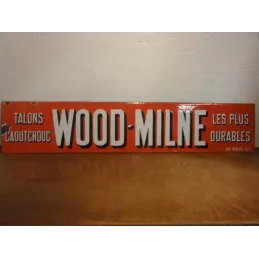 PLAQUE EMAILLEE WOOD-MILNE