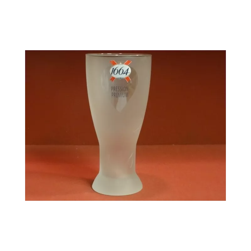 1 VERRE 1664 BLANC KRONENBOURG 50CL