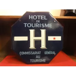 PLAQUE EMAILLEE HOTEL DE TOURISME 