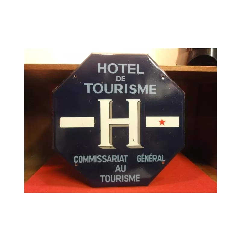 PLAQUE EMAILLEE HOTEL DE TOURISME 