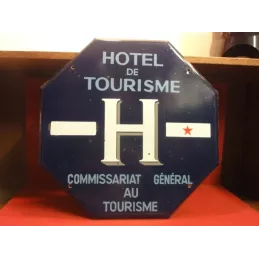 PLAQUE EMAILLEE HOTEL DE TOURISME 