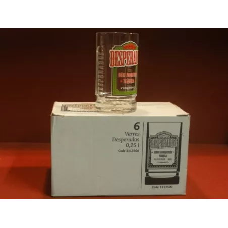 6 VERRES DEPERADOS 25CL GRAVES