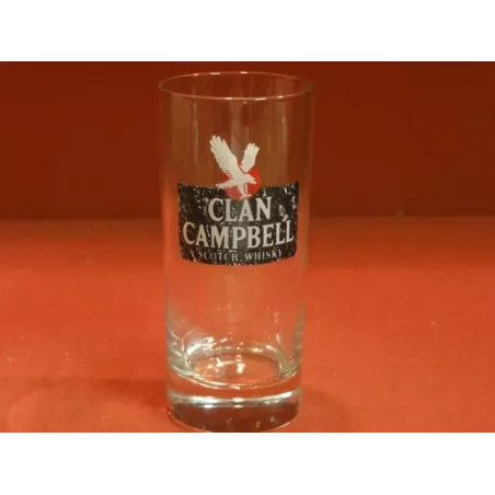 6 VERRES CLAN CAMPBELL 22CL HT 13CM