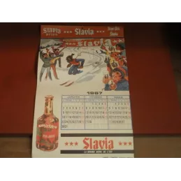 CALENDRIER SLAVIA 1967