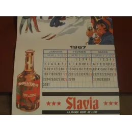 CALENDRIER SLAVIA 1967