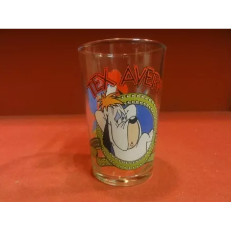 1 VERRE A MOUTARDE  LA CHASSE AUX PAPILLONS ANNEE 1997