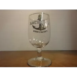 1 VERRE ANCRE PILS 25CL EMAILLE  HT. 14.60CM