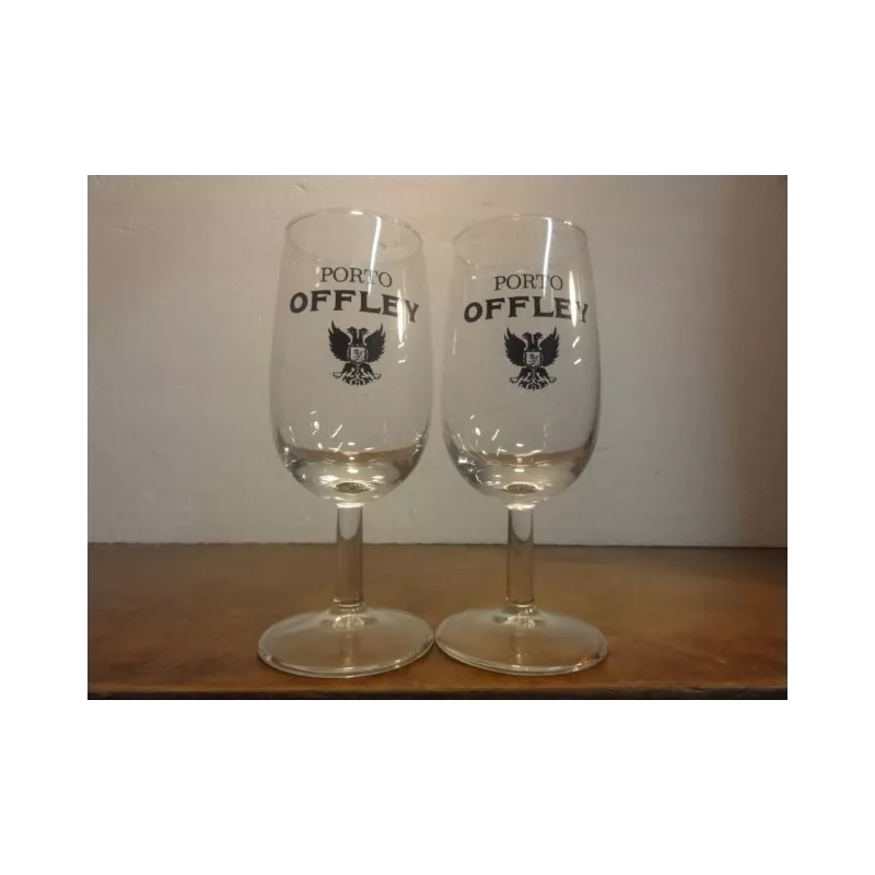 DEUX VERRES PORTO OFFLEY HT .13.40CM