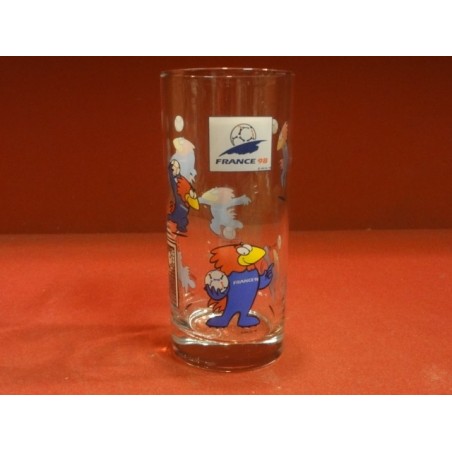 1 VERRE COLLECTOR FRANCE 98 HT. 13.40CM