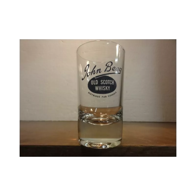 6 VERRES JOHN BEGG 17CL HT 11CM