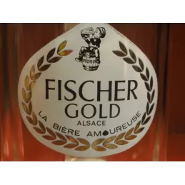 CHOPE FISCHER GOLD LA BIERE AMOUREUSE 1 LITRE