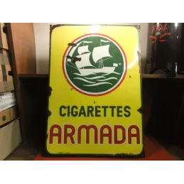 PLAQUE EMAILLEE CIGARETTES ARMADA 