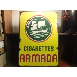 PLAQUE EMAILLEE CIGARETTES ARMADA 