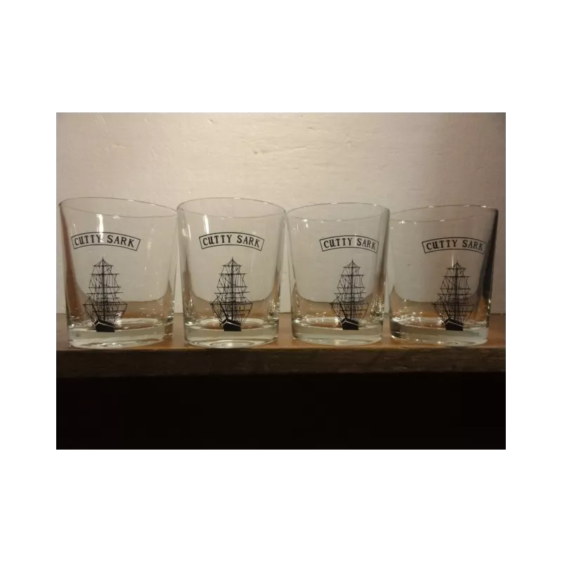 4 VERRES CUTTY SARK HT. 9CM