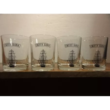 4 VERRES CUTTY SARK HT. 9CM