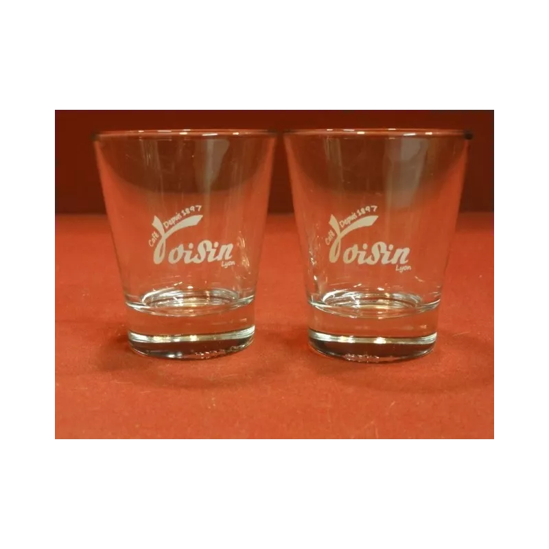 2 VERRES A CAFE VOISIN 