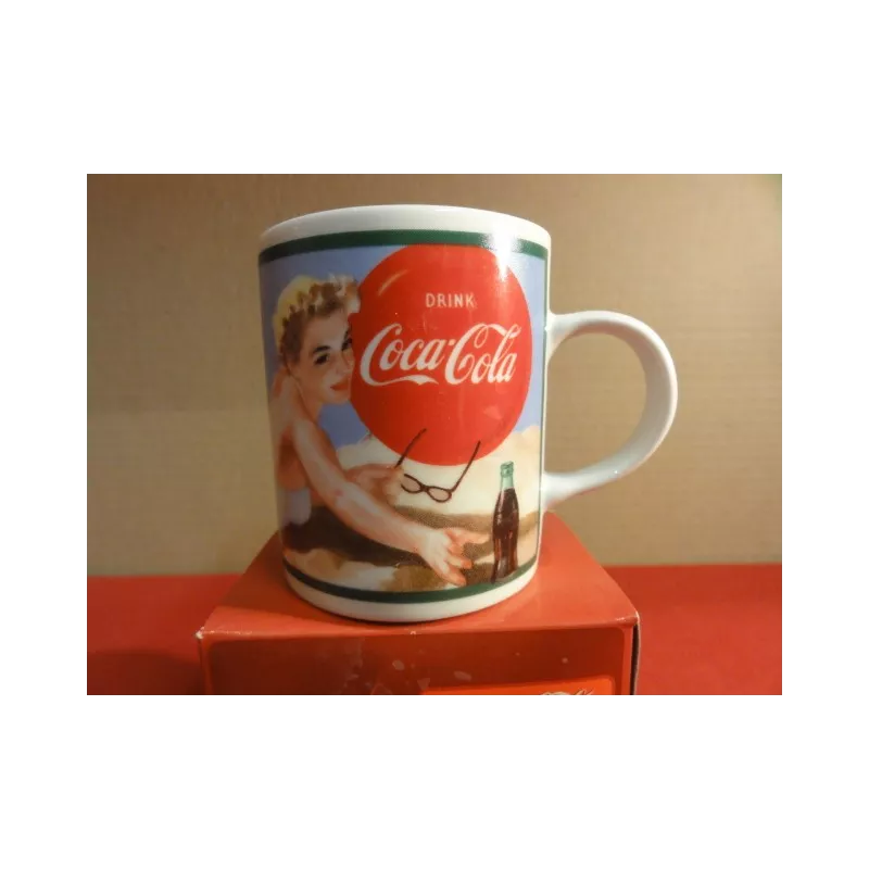 1 MINI MUG COCA-COLA  LUNETTES 