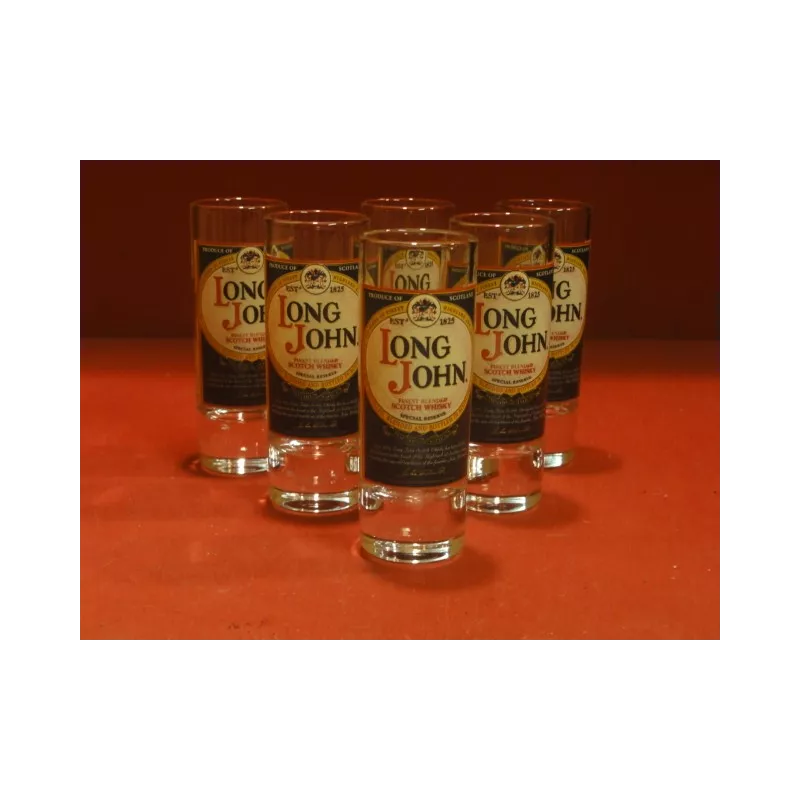 6 VERRES LONG JOHN 6CL