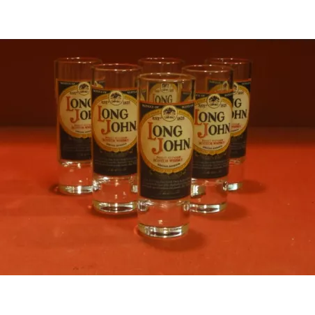 6 VERRES LONG JOHN 6CL