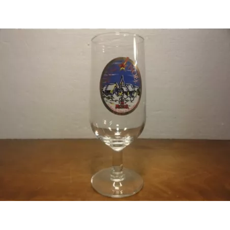 1 VERRE METEOR 25CL BIERE DE NOEL HT.17CM