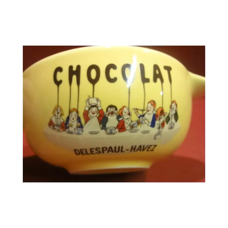 Targa In Metallo Goffrata Vintage Chocolat Delespaul-Havez, 30 X 20 Cm, Per Arredamento Retrò