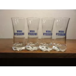 6 VERRES VODKA  WYBOROWA 6CL HT. 9.50CM