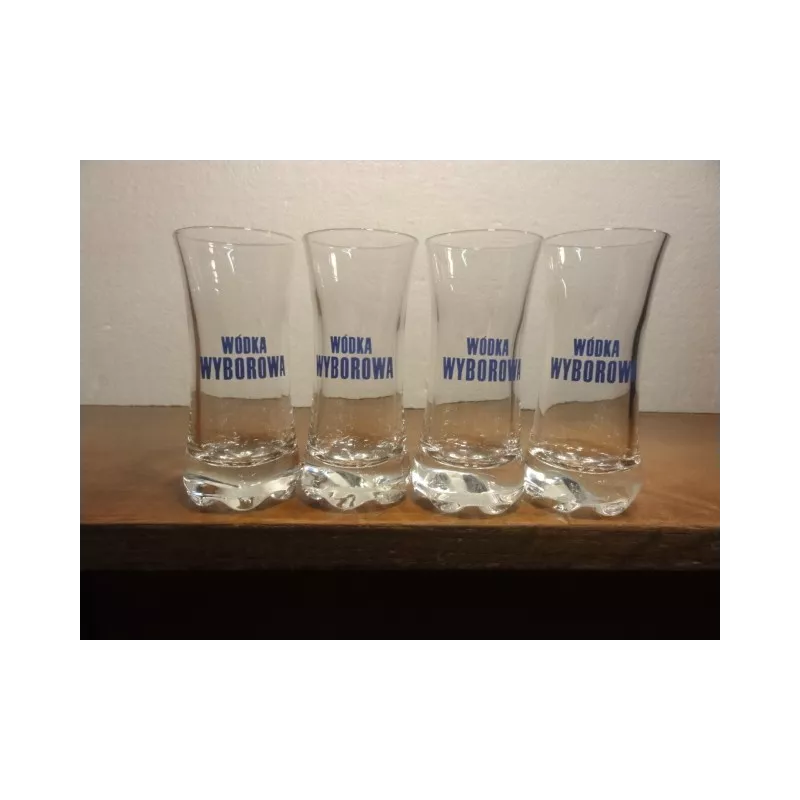 6 VERRES VODKA  WYBOROWA 6CL HT. 9.50CM