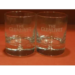 2 VERRES THE GLENLIVET HT. 8.50CM