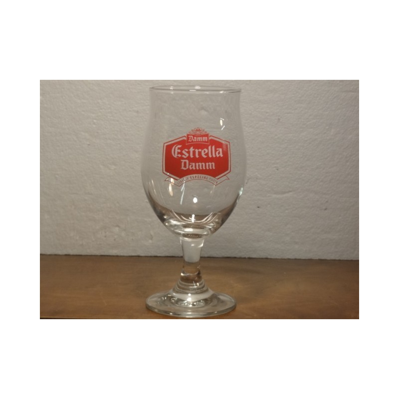 1 VERRE ESTRELLA DAMM 33CL HT.17.50CM