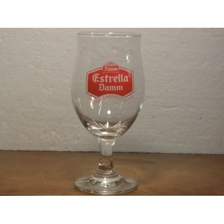 1 VERRE ESTRELLA DAMM 33CL HT.17.50CM