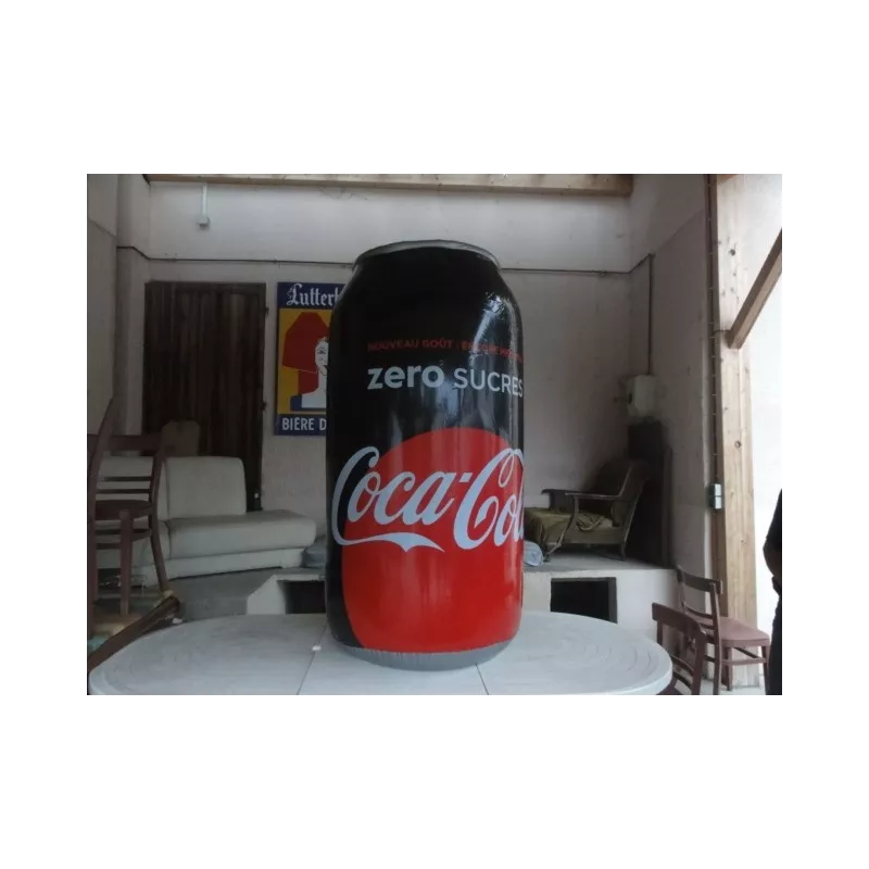 BOITE COCA-COLA  CANETTE GONFLABLE 