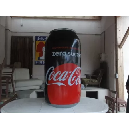 BOITE COCA-COLA  CANETTE GONFLABLE