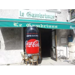 BOITE COCA-COLA  CANETTE GONFLABLE 