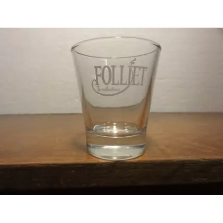 6 VERRES A CAFE FOLLIET  7CL