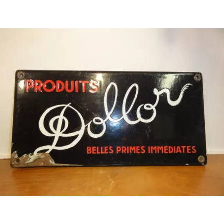 PLAQUE EMAILLEE DOLLOR