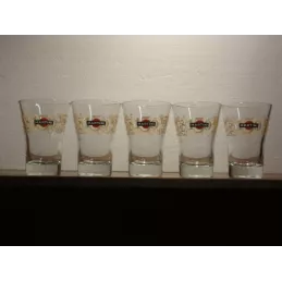 5 VERRES MARTINI 150 ANS HT. 12.50CM