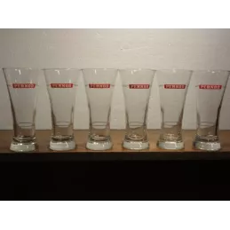 6 VERRES PERNOD HT 15CM